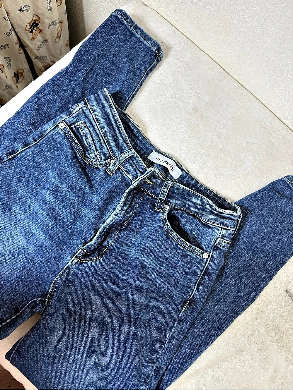 mz denim Skinny Jeans in Blue Waist 7/28 Like New